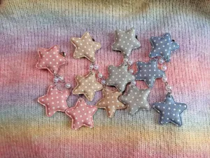 2-Way Polka Dot Star Clips- Choose your color