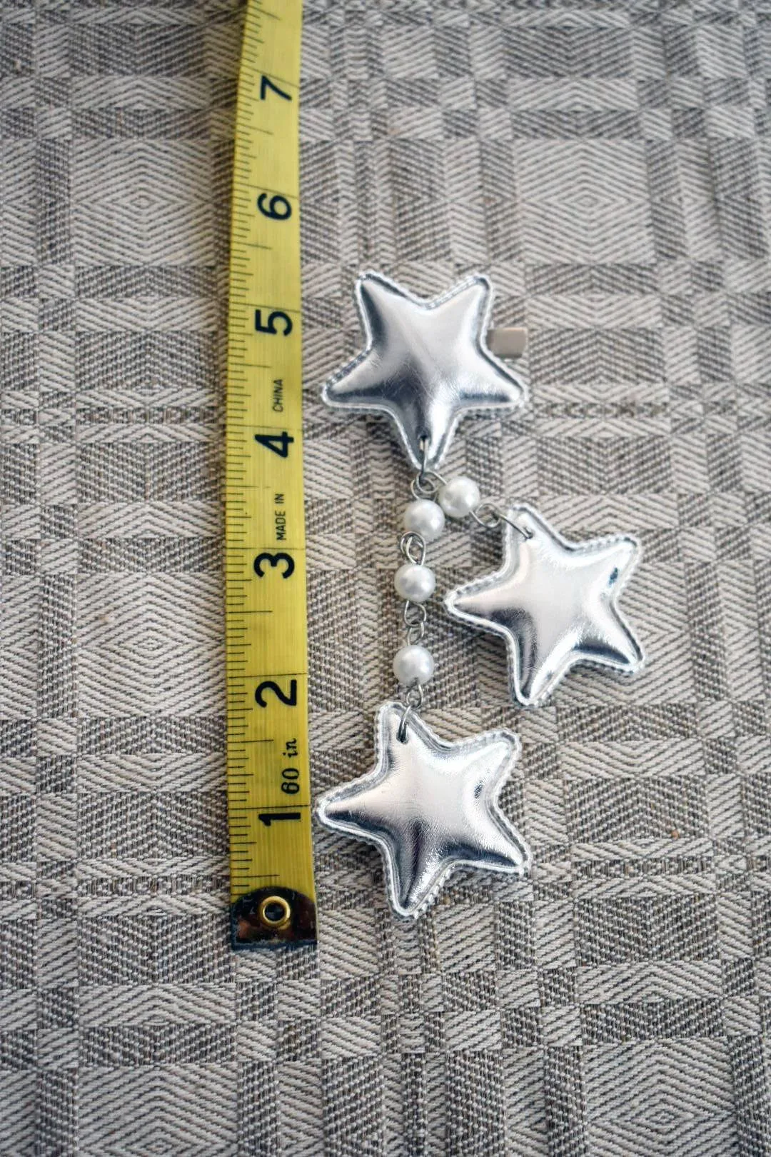 2-Way Velvet Star Clips (5 Colors)