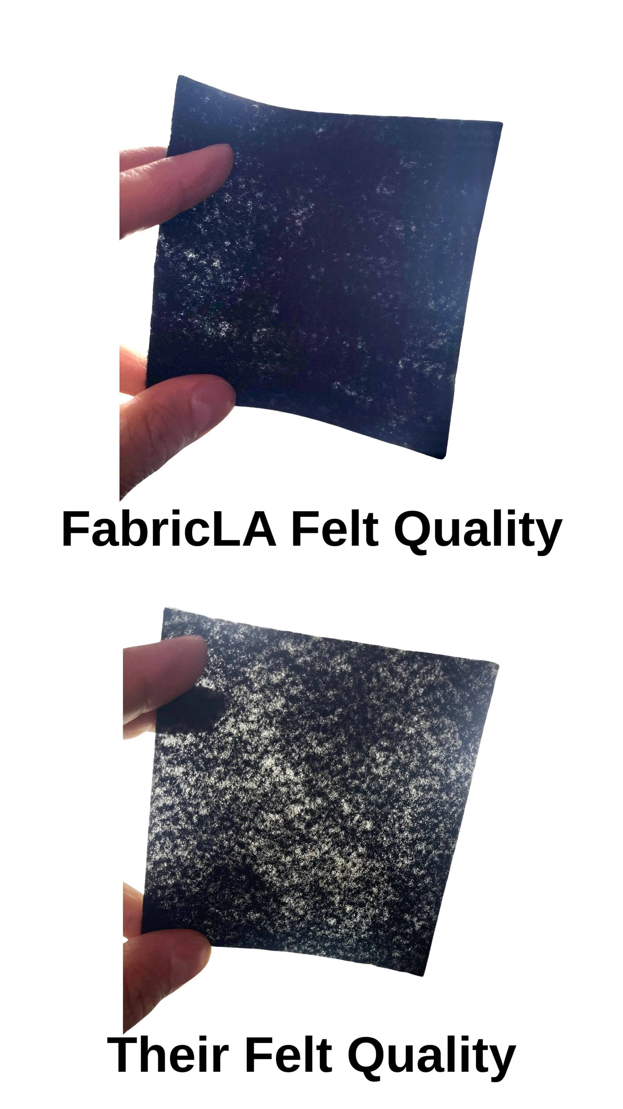 Acrylic Felt Craft Sheet Packs | Black A28