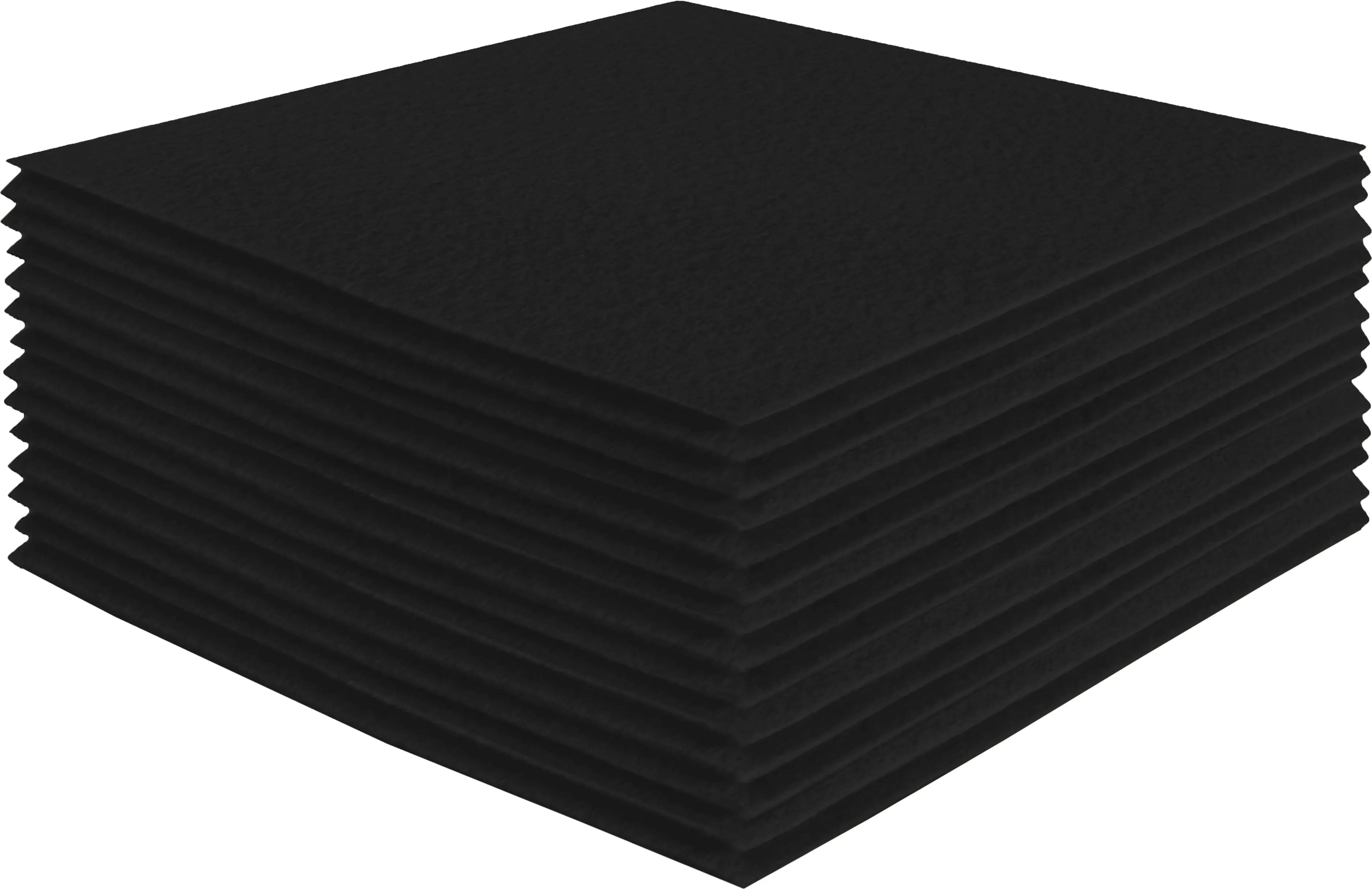 Acrylic Felt Craft Sheet Packs | Black A28