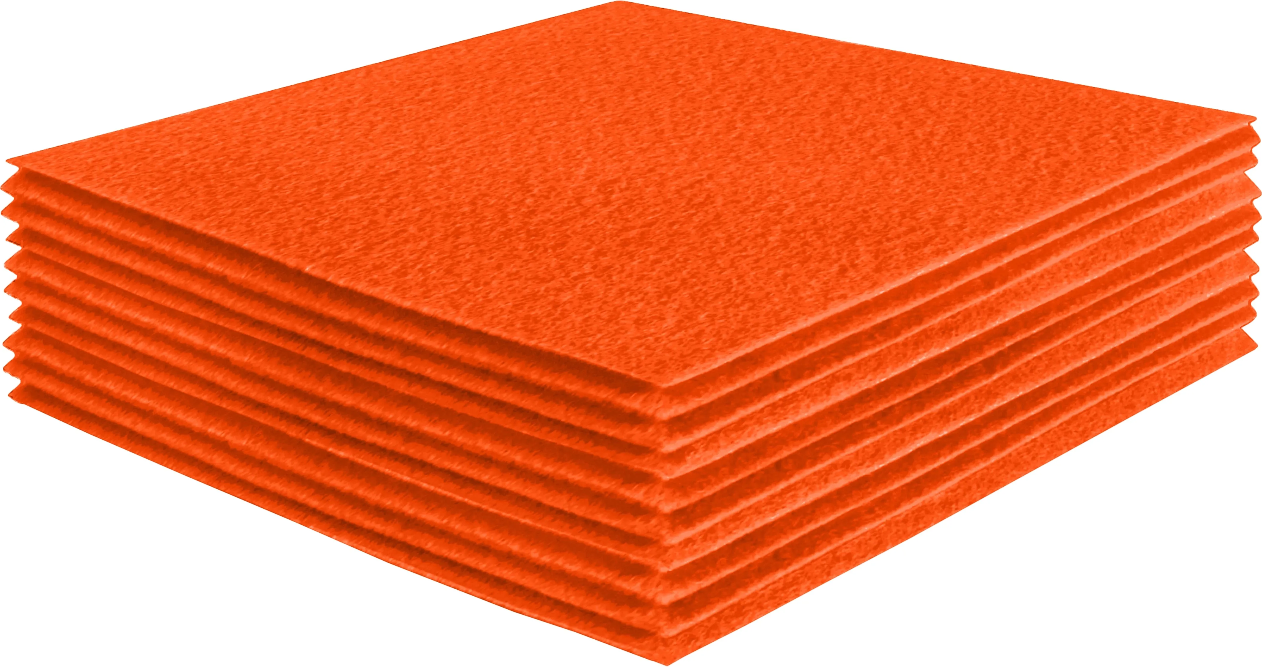 Acrylic Felt Craft Sheet Packs | Light Orange A21