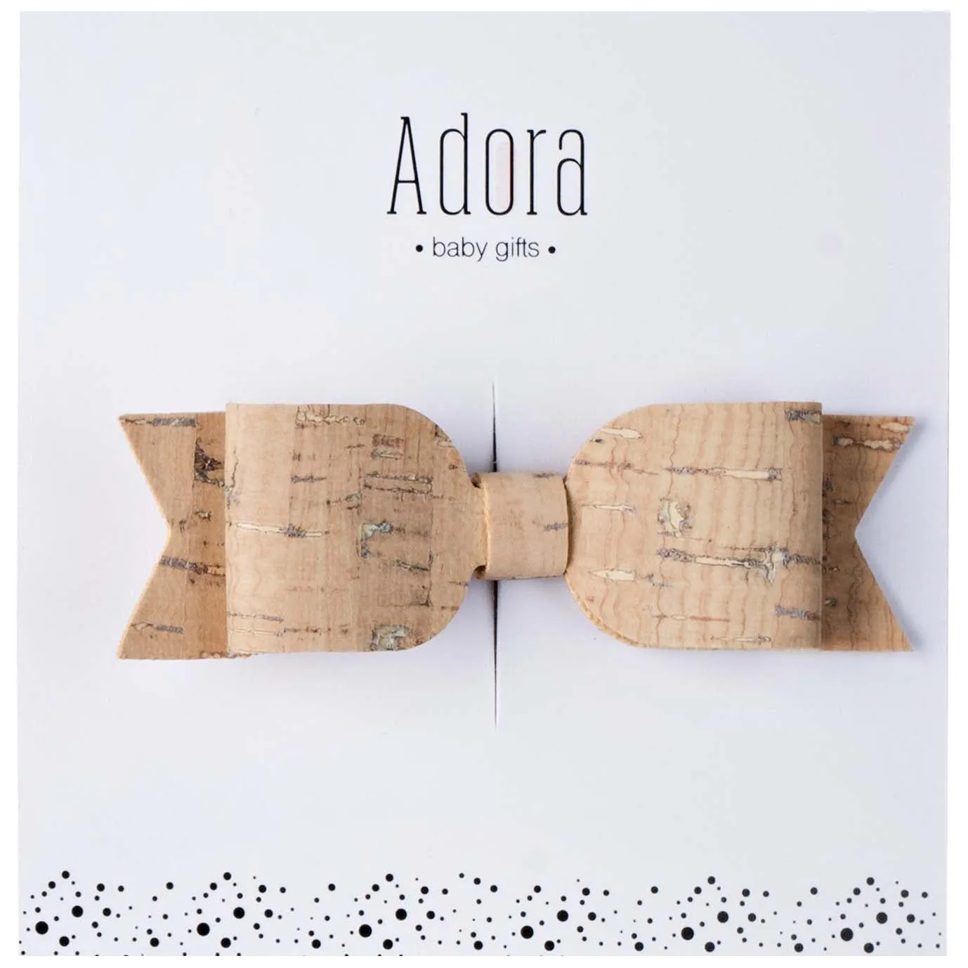 Adora Rustic Bow Clip