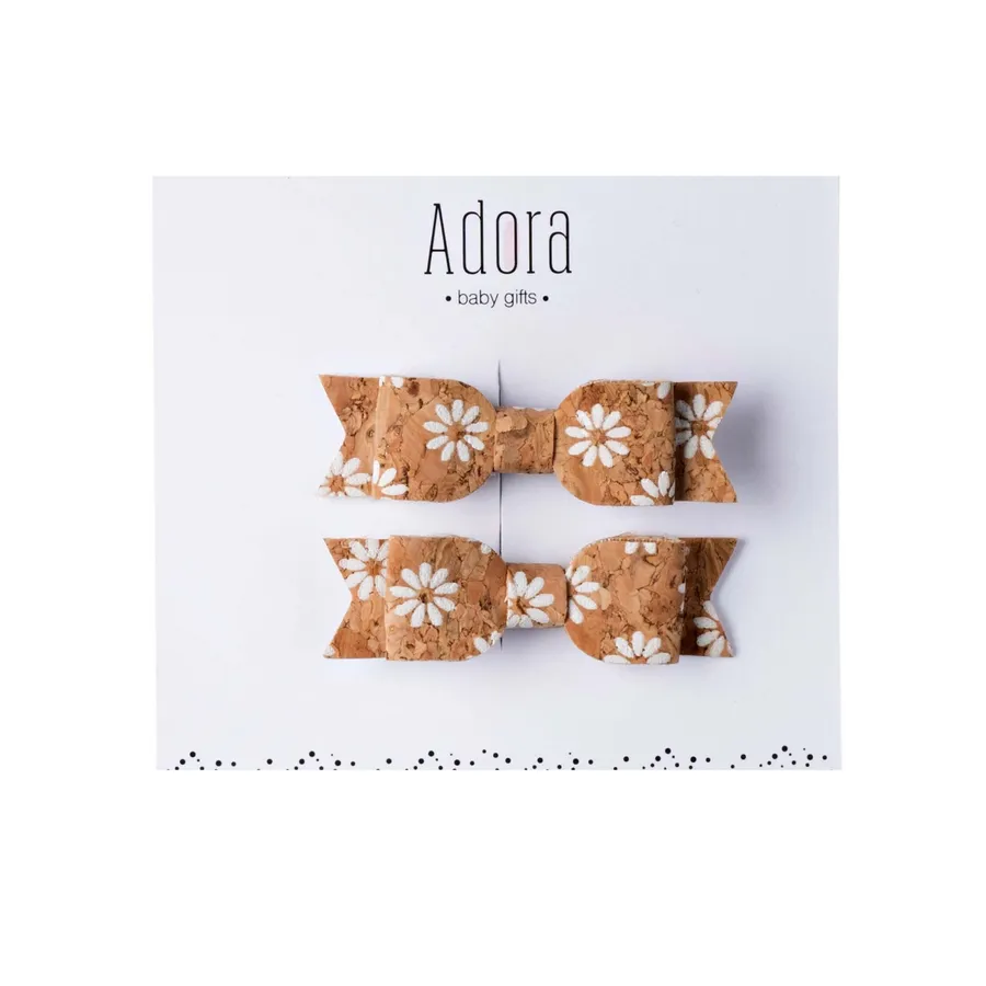 Adora Rustic Bow Clip