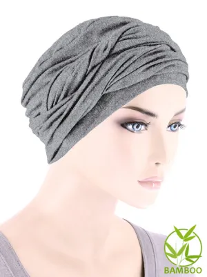 Bamboo Twisty Turban Heather Gray