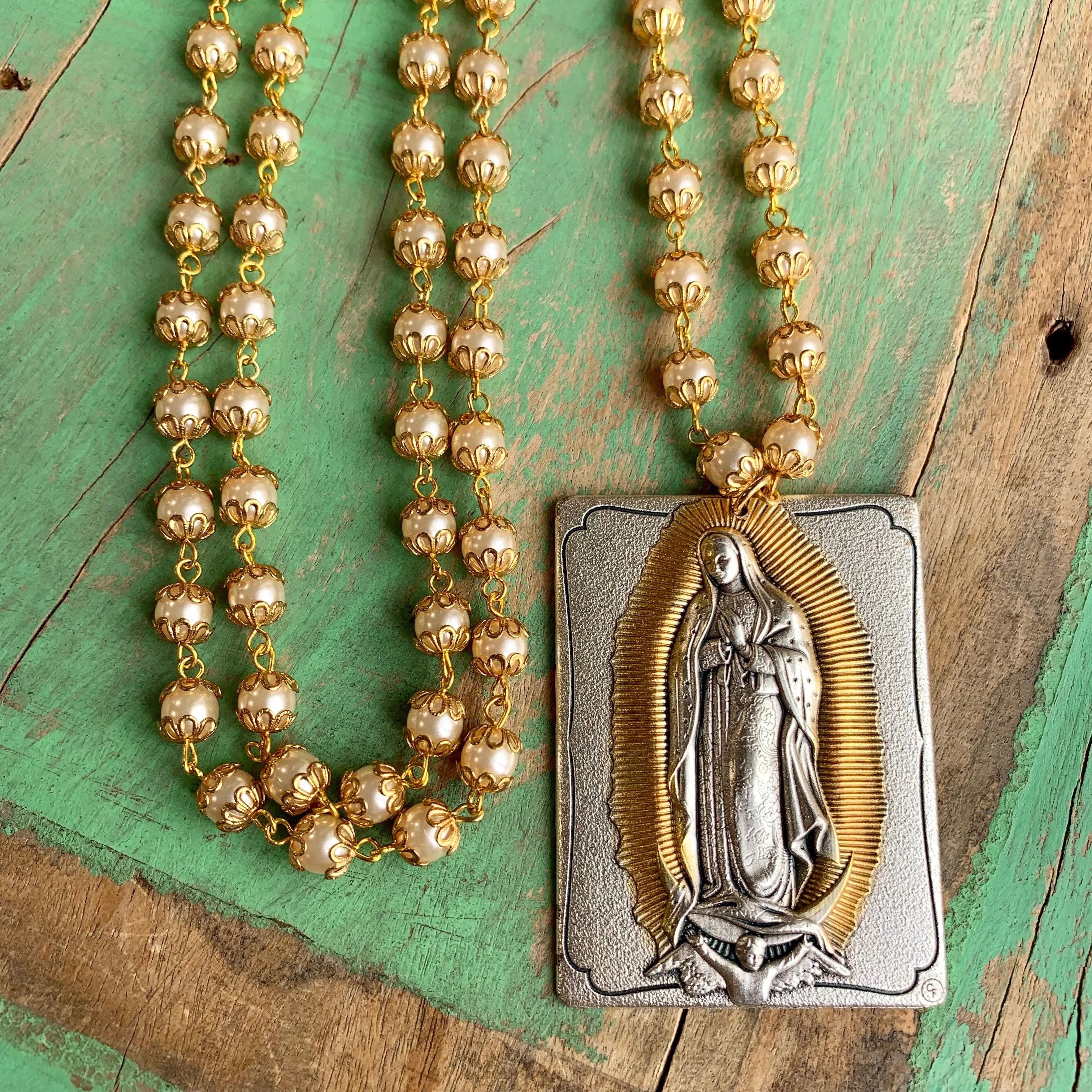 Big Italian Scapular Inspired Necklaces