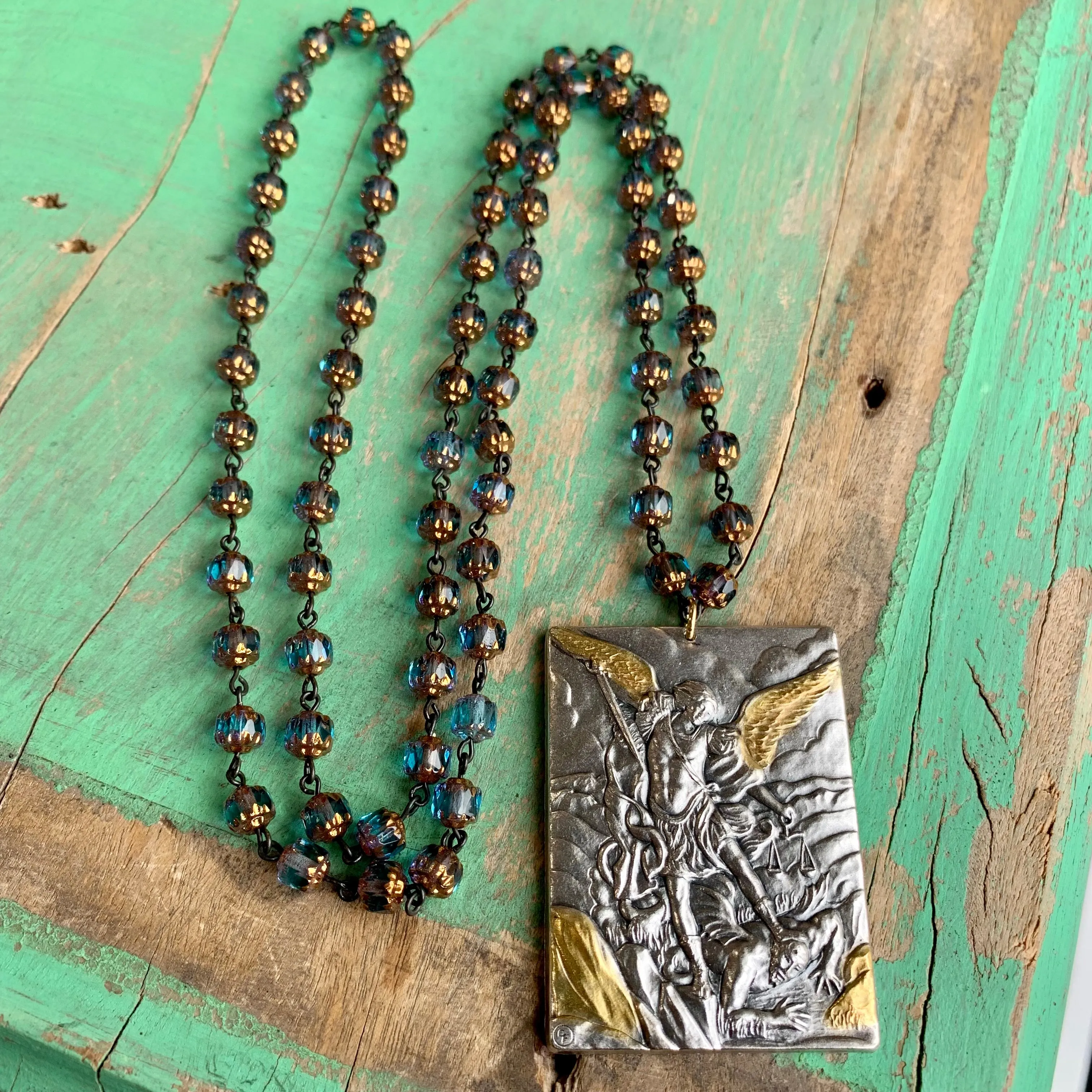 Big Italian Scapular Inspired Necklaces