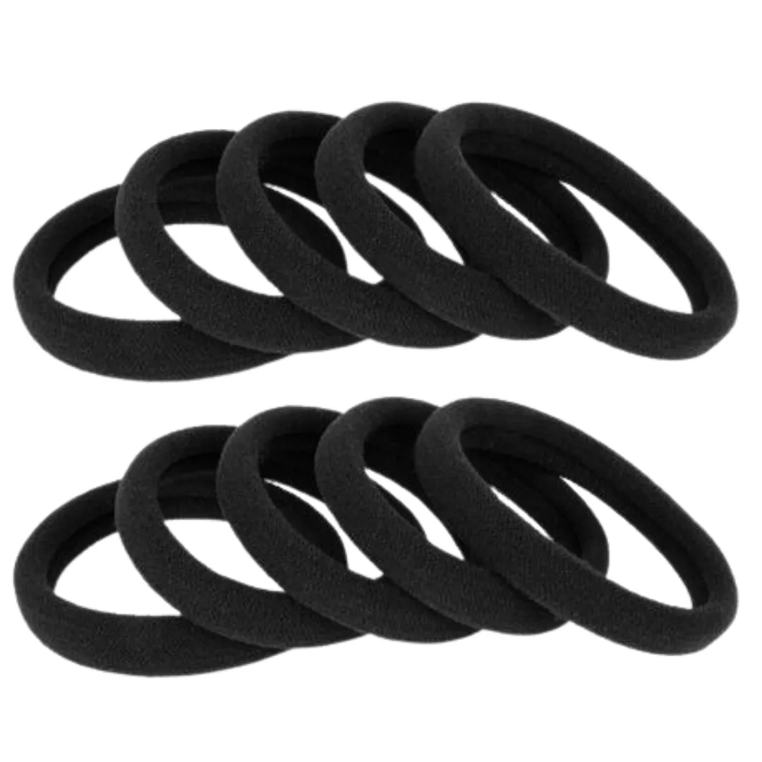 Black Elastic Hairbands