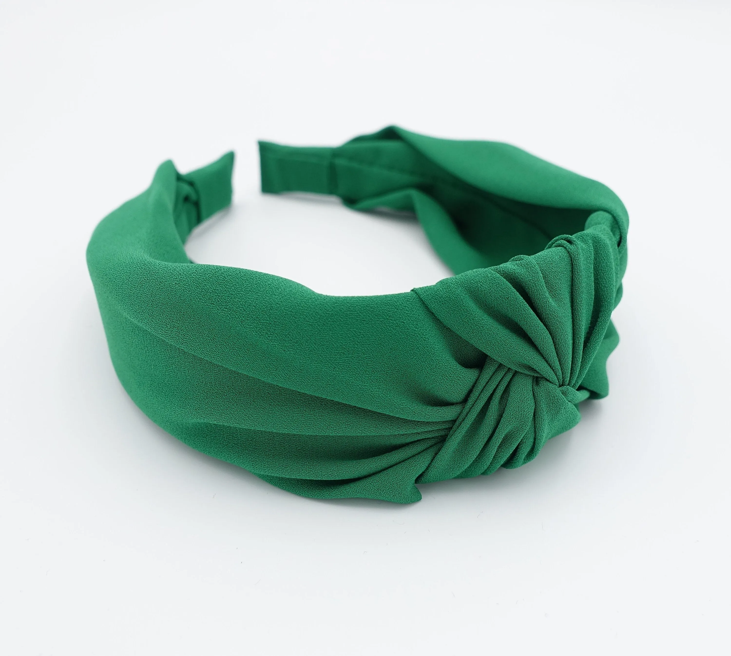 chiffon knot headband solid basic women hairbands