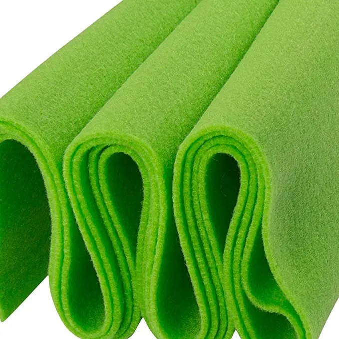 Craft Felt Fabric - 18" X 18" Inch Wide & 1.6mm Thick Felt Fabric - Use This Soft Felt for Crafts - Felt Material Pack