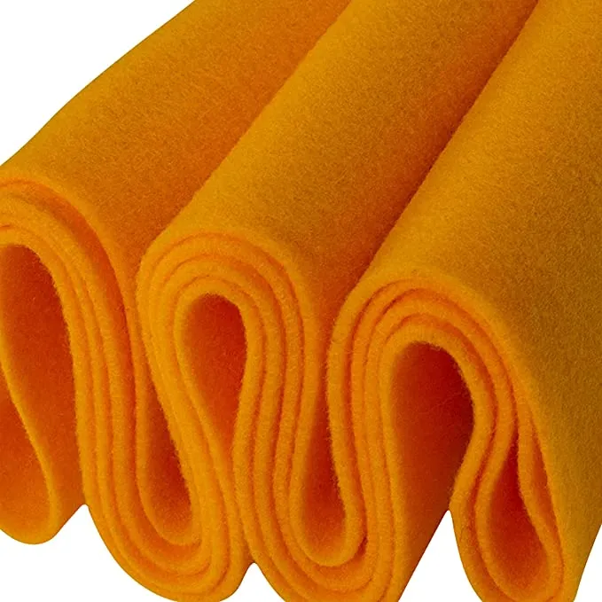 Craft Felt Fabric - 18" X 18" Inch Wide & 1.6mm Thick Felt Fabric - Use This Soft Felt for Crafts - Felt Material Pack