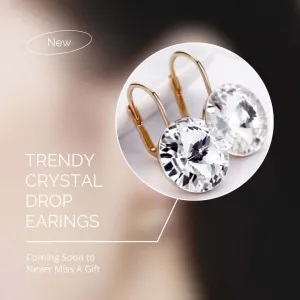 Crystal Drop Earrings