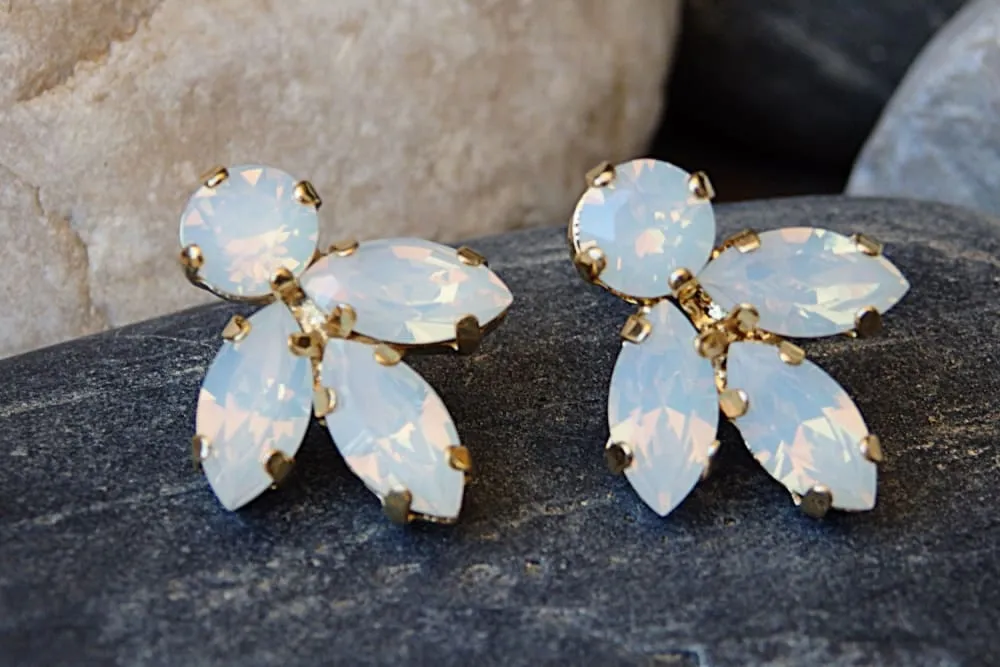 Crystal Opal Earrings