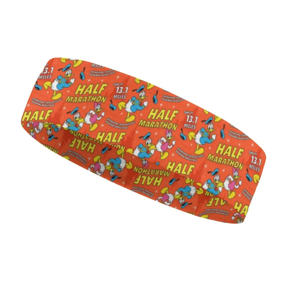 Donald And Daisy Half Marathon Sports Sweat Headband