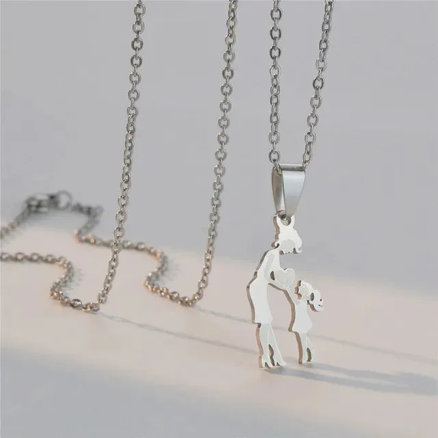 Family Silver Necklaces