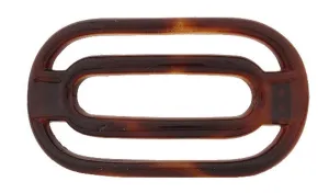 French Tortoise Shell Open Barrette