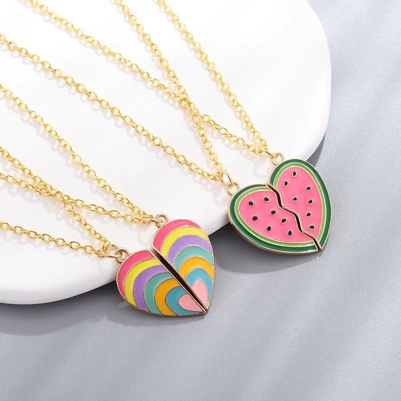 Fruity Heart Necklaces