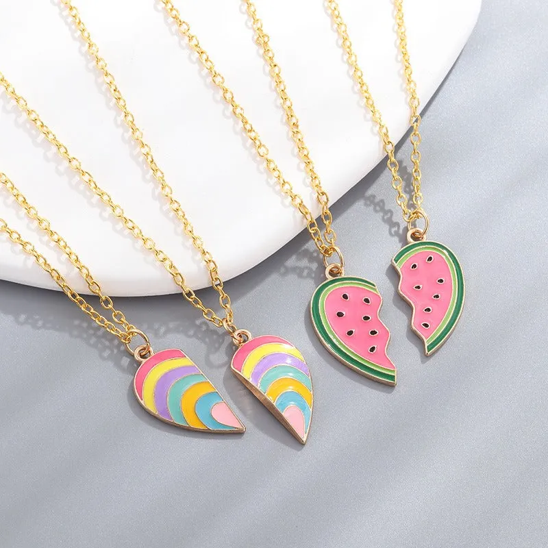 Fruity Heart Necklaces