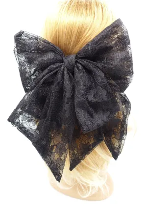 giant lace hair bow, bridal hair bow, VeryShine hair bow for women