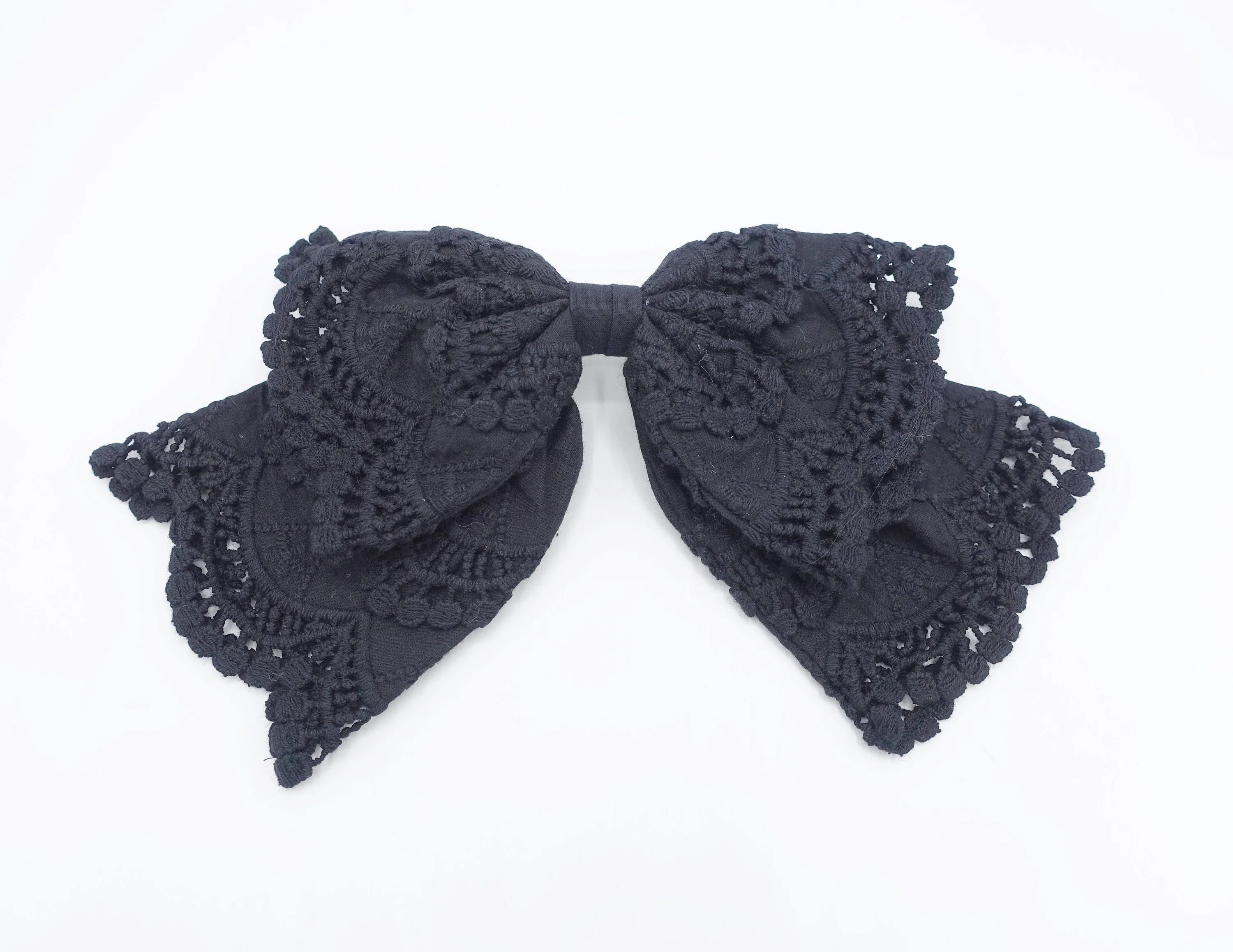 lace hair bow for women