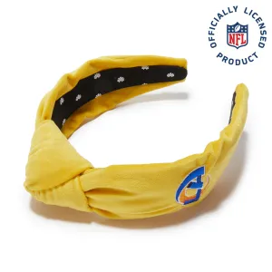 LOS ANGELES RAMS EMBROIDERED LELE SADOUGHI X NFL SOL KNOTTED HEADBAND