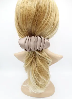 satin stacked hair bow for women