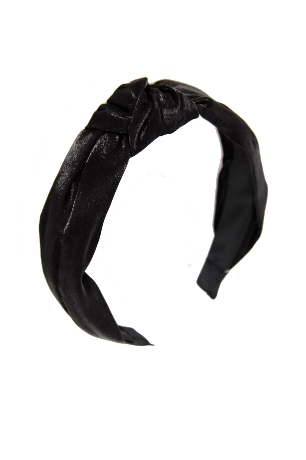 Shiny Satin Knot Fabric Hairband