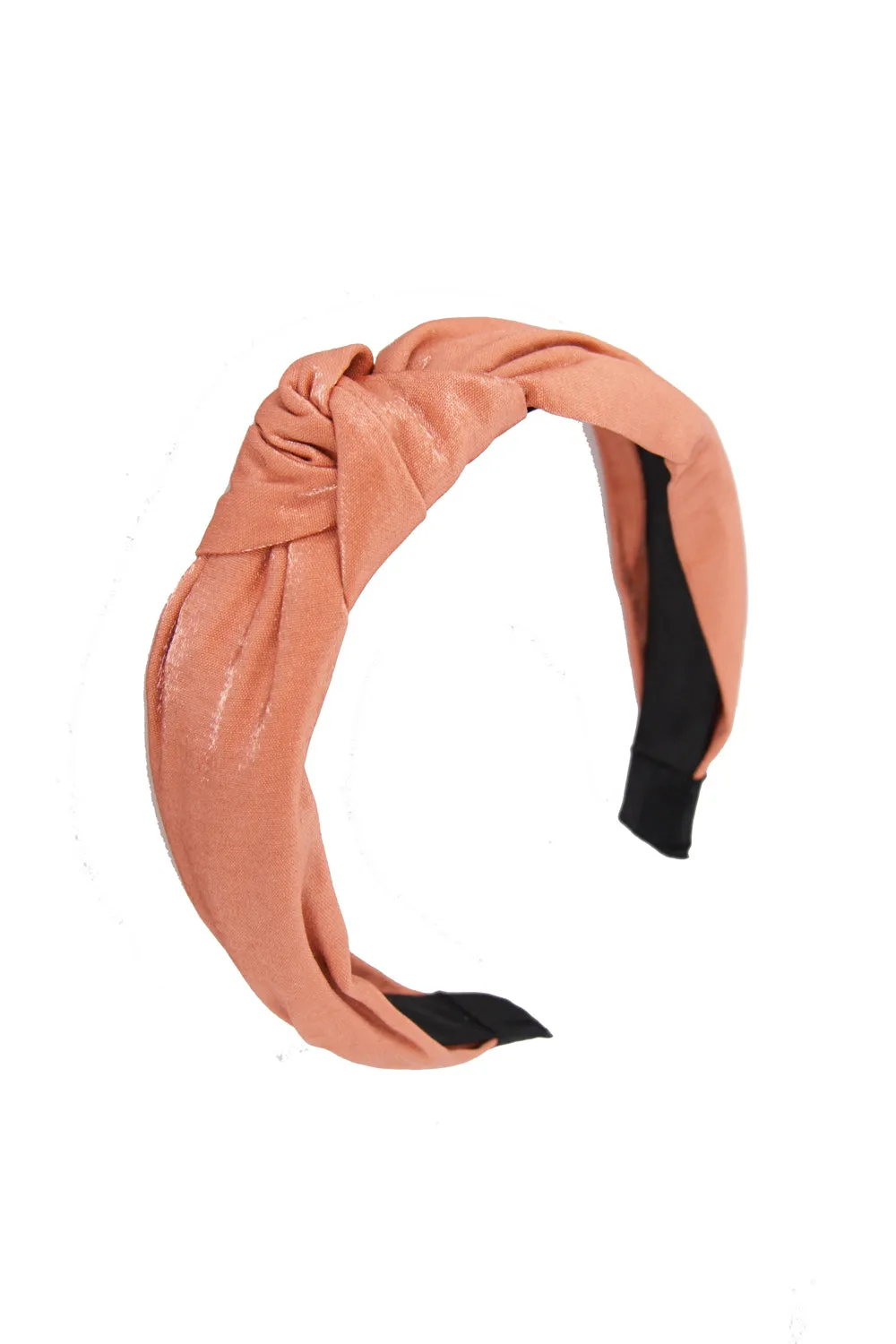 Shiny Satin Knot Fabric Hairband