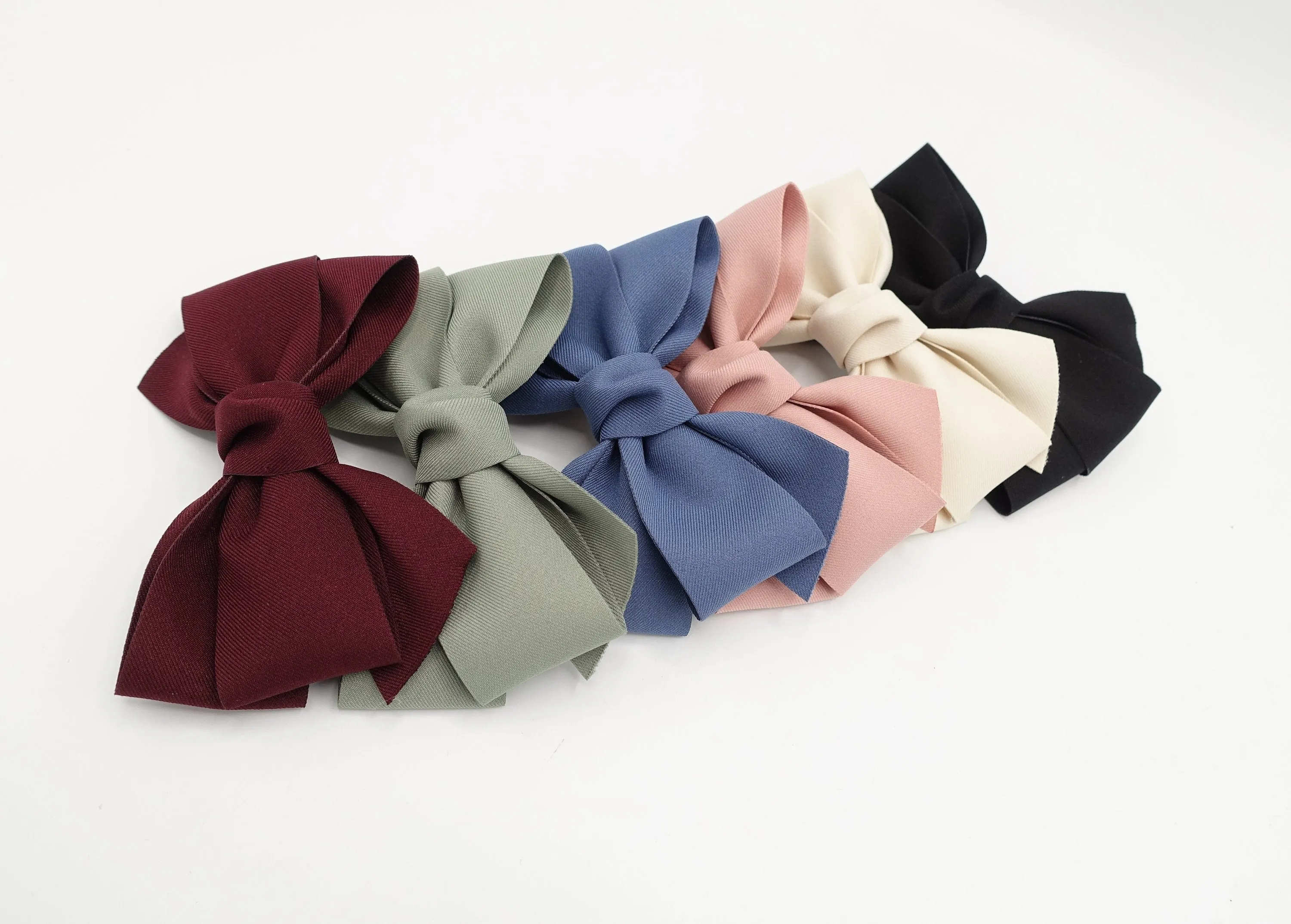 three wing casual hair bow daily hair accessory for women