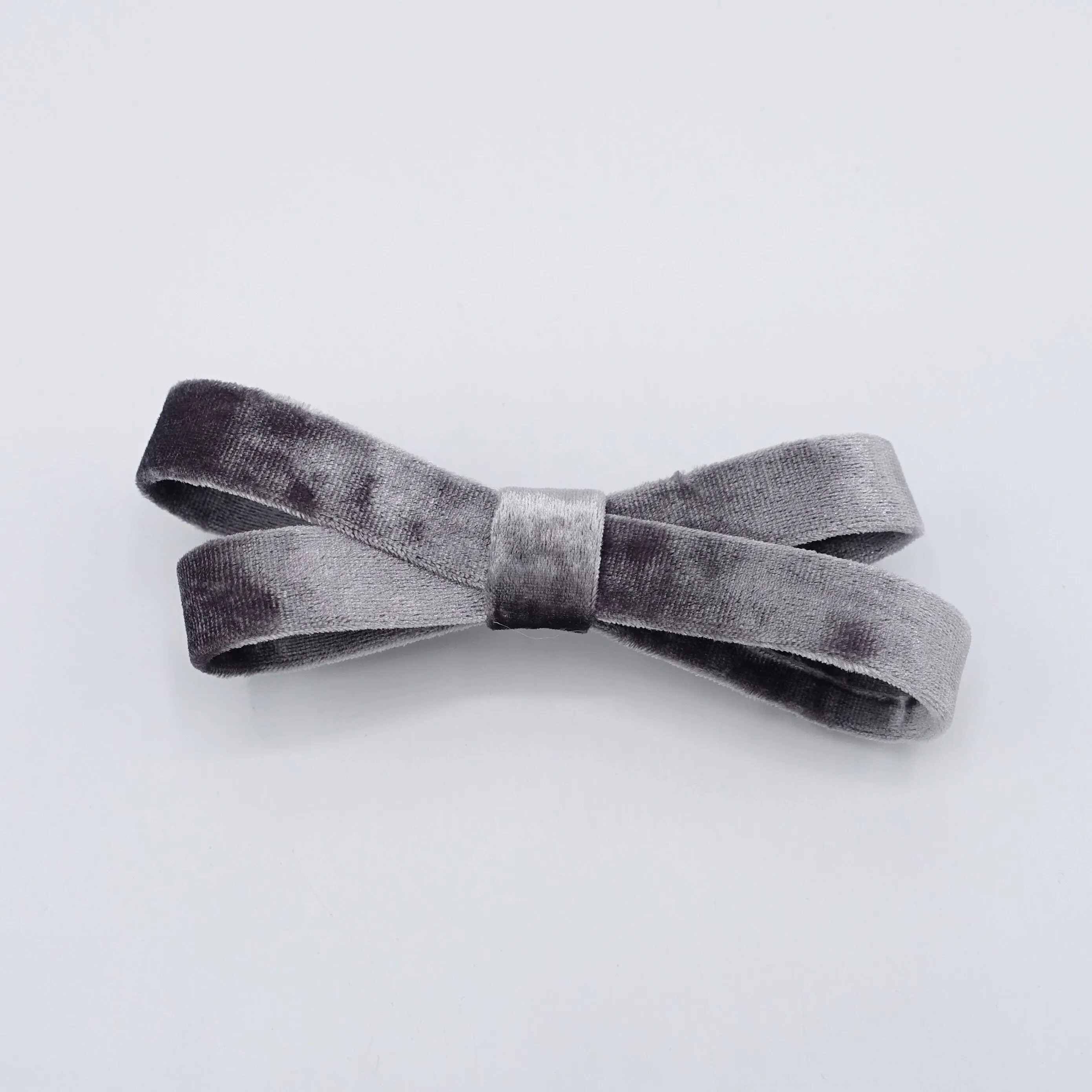 velvet bow barrette, velvet ribbon barrette, hair accessory shop for women