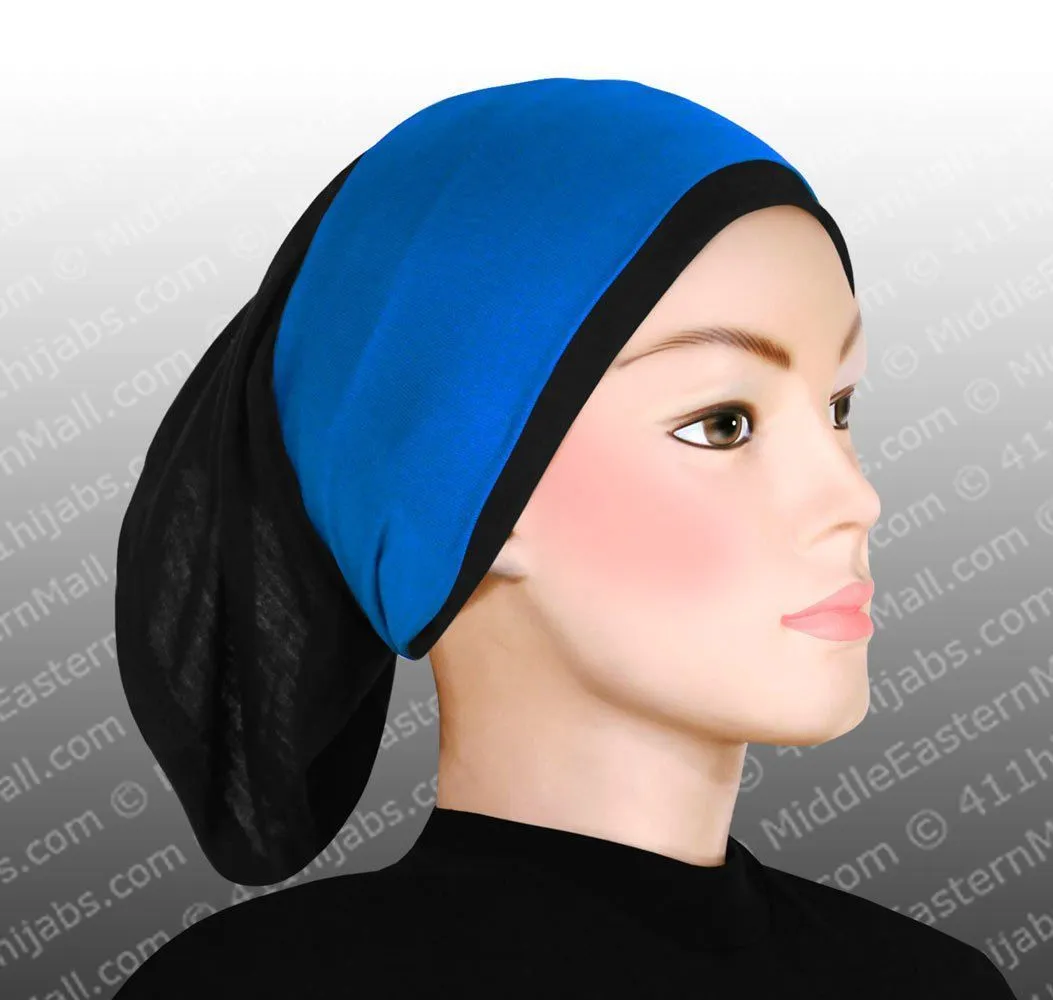 Wholesale SET OF 12  Classic Poly Headbands in 12 Different Colors Black hijab cap is not included CLEARANCE